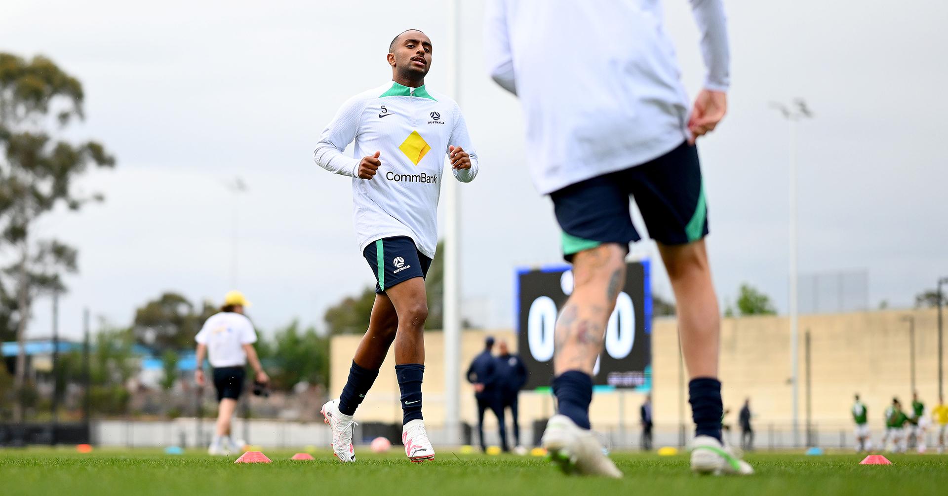 Daniel Campbell in training for the CommBank Pararoos